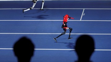 Robot Humanoid Tiongkok Tumbangkan Rekor Lari Usain Bolt
