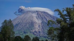 170 Pendaki Gunung Semeru Dievakuasi Akibat Kebakaran Hutan